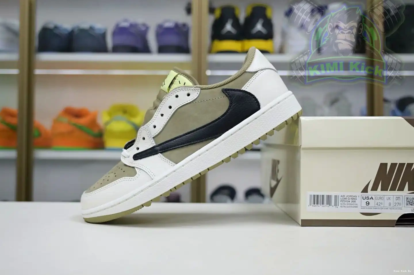 6.0 Jordan Air Golf Scott x Kimikick  Low 1 Travis 0809